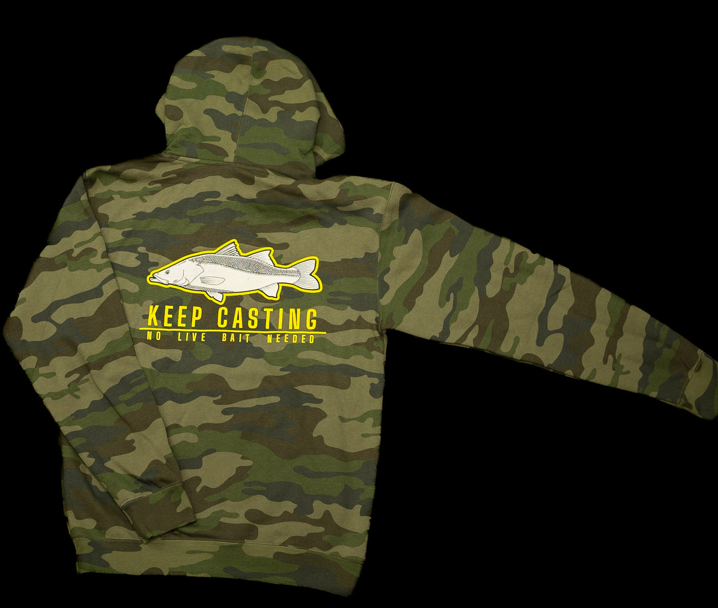 Hoodies - Forest Camo - Keep Casting Snook