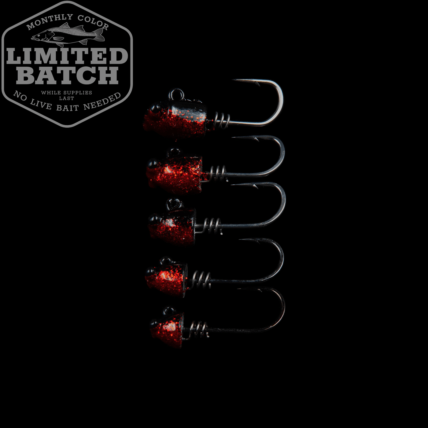 LTD - 3" Shrimp Jig Heads